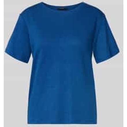 regular fit T-shirt van linnenmix model 'PELOTA'