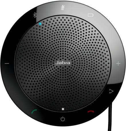 Jabra Speak 510 MS – Draagbare Speakerphone – Bluetooth & USB – Conferentiespeaker met Microfoon – Geschikt voor Microsoft Teams – Zwart