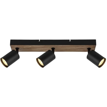 Brilliant Jello Wood G93070/76 LED-plafondspot LED GU10 Energielabel: F (A - G) 4.5 W Hout, Zwart