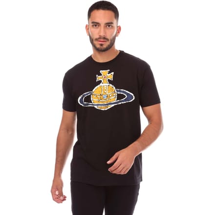 Men's Vivienne Westwood Time Machine Classic T-Shirt in Black