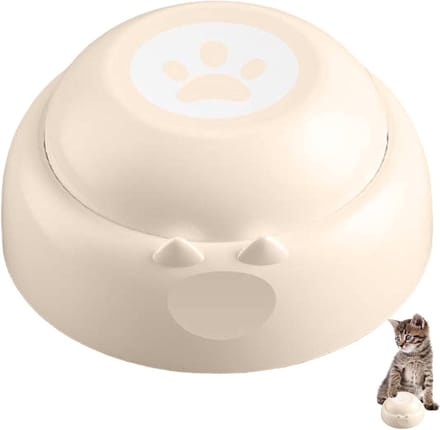 Honden Communicatie Knoppen - Honden Praat Knoppen - Gedrags Training - Meerdere Opnames Mogelijk - 9 cm - Wit