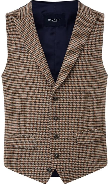 Hackett Autumn Gunclub Vest Bruin 46 / Regular Man