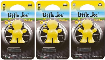 Set van 3 Auto Luchtverfrissers Langdurige Vanille Geur