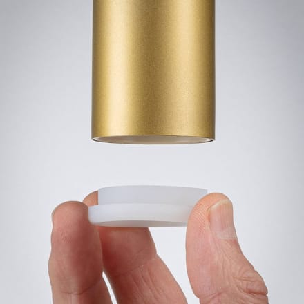 Hanglamp Ravi IP44 E27 max. 60W Zwart mat, Goud dimbaar