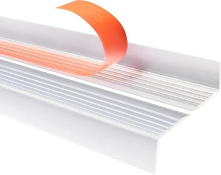 Zelfklevend Antislip Profiel voor Trapranden Transparant PVC 40x25mm