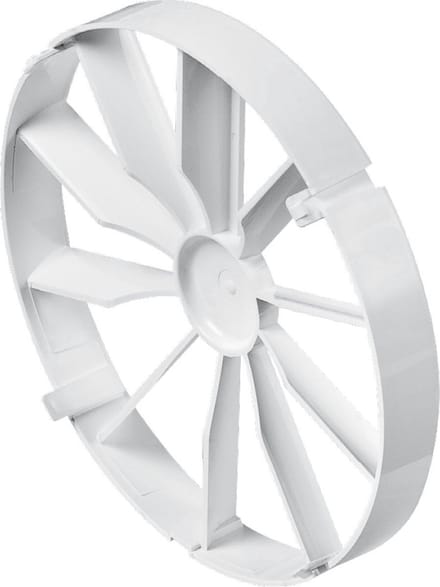 AWENTA terugslagklep Ø150 mm - voor badkamerventilatoren - Kunststof