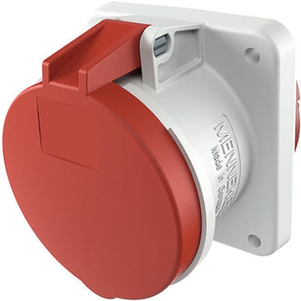 Mennekes 63A 5P Industriële Paneelmontage Stopcontact 400V IP44 - 1252A