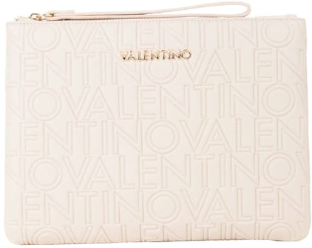 VALENTINO accessoiretas Pansy Soft Cosmetic Case Ecru beige
