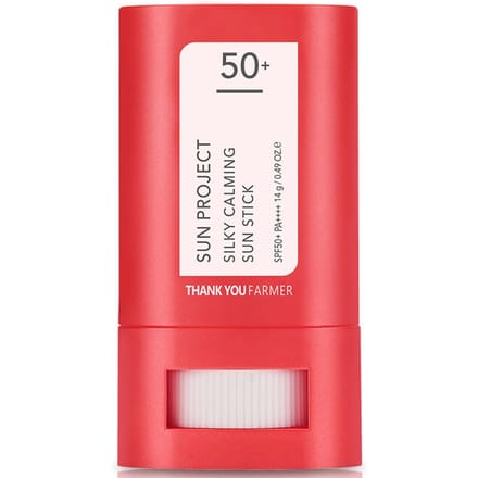 [Deal] THANK YOU FARMER - SUN PROJECT Silky Calming Sun Stick SPF50+ PA++++ - 18g