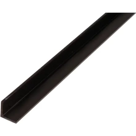 Alberts Hoekprofiel - Pvc Zwart - 30x30x2mm 2m