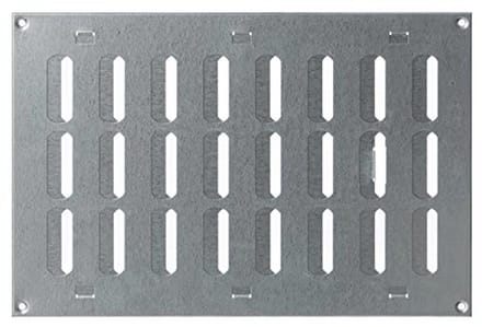Verzinkt Rechthoekig Ventilatierooster 300x200mm met Afsluitbare Lamellen