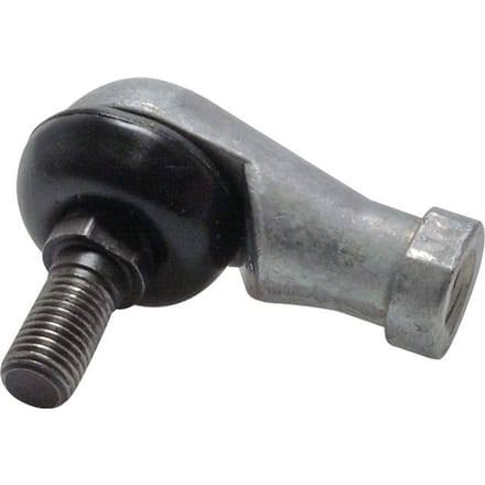 90deg Staafeind M6 Gegoten aluminium - P28MP
