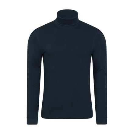 Mountain Warehouse Heren Meribel Katoenen Thermo Top (Marine)