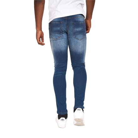 Crosshatch Heren Barbeck Slim Jeans (Blauw getint)