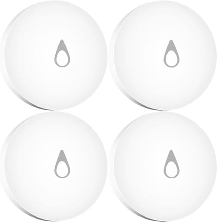 Waterdompelsensor - Lekdetector - Huis Beveiligen - Hoge Gevoeligheid - 4 stuks - Wit