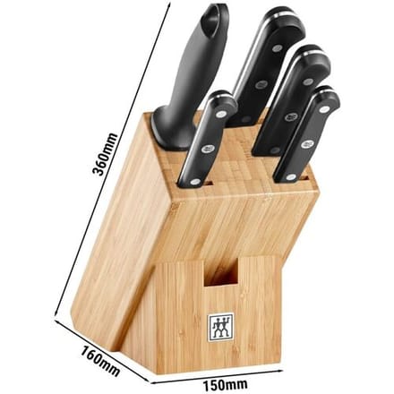 ZWILLING GOURMET - Messenblok - 7-delig - Natuurlijk