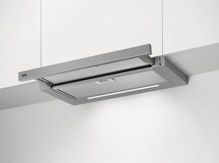 AEG DPE5660M EcoLine 5000 Extractor - Afzuigkap - Vlakscherm - Semi-inbouw (uittrekbaar) Grijs