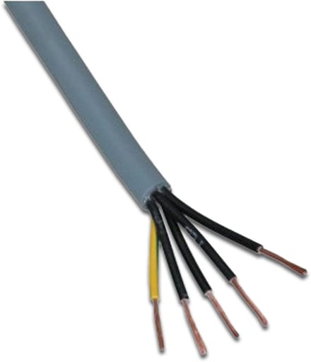 Dynamic Stuurstroomkabel YSLY-JZ 5 x 1,5 mm² Lengte: 5 meter