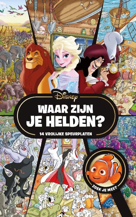 Waar zijn je helden? - Zoekboek Disney-films 2023