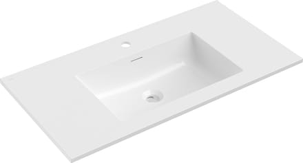 Mexen Otis ingebouwde wastafel 91 x 46,5 cm, glanzend wit - 25189000