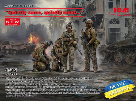 ICM Modelbouwpakket Diorama - 35752 Quietly came, quietly went… Diorama - Figuren Plastic - 1:35 - Modelbouw