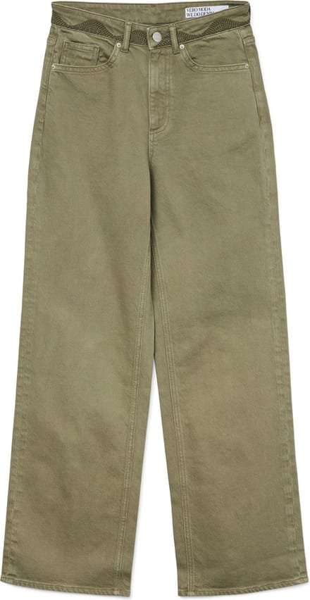 VERO MODA - VMTESSA HR WIDE COLORED EMB JEANS - Dames - Jeans