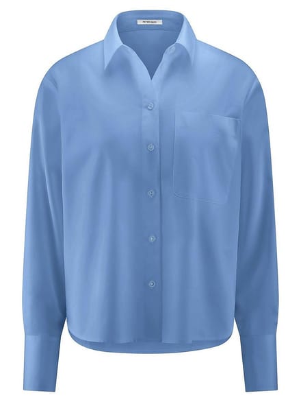 Blouse Van Peter Hahn blauw