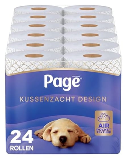 Kussenzacht Design Toiletpapier - 24 Rollen - Extra Zacht en Comfortabel