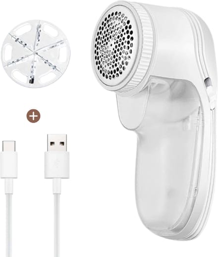 ZoeZo Pluizenverwijderaar Elektrisch - Draadloze Kledingontpluizer - Ontpiller Kleding Met Adapter en Extra Mesje - Ontpluizer