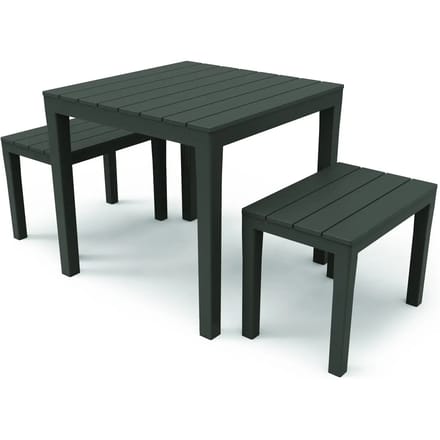Tuinset tafel met 2 banken Wilsa Garden Papua