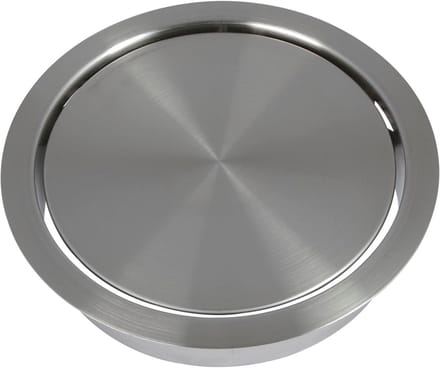 Inbouw RVS Afvalklep voor Werkblad - Ø 147 mm Uitsparing - Zachtsluitend
