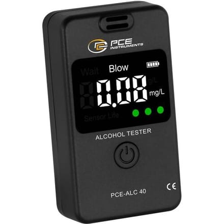 PCE Instruments PCE-ALC 40 Alcoholtester Incl. display, Weergave van verschillende eenheden