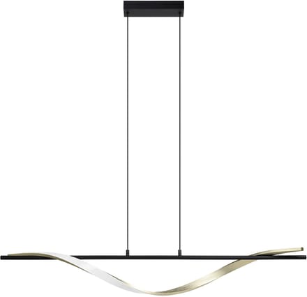 EGLO Conaprato Hanglamp - LED - Zwart, Goud, Wit