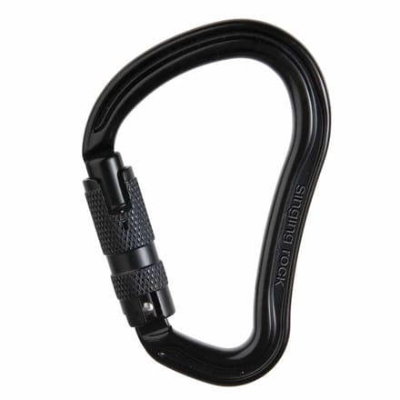 Singing Rock Hector Triple Lock Karabijnhaak Zwart