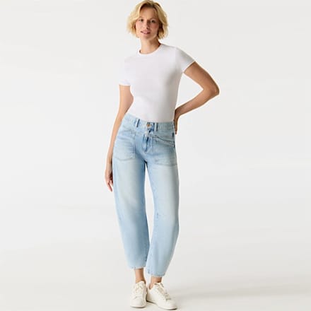 C.O.J. Denim Broek selena light blue