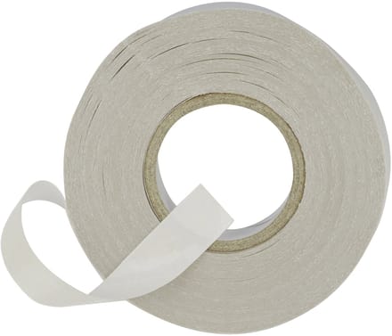 ARTYFETES - Dubbelzijdig wit plakband 12 mm x 18 m voor discrete feestdecoratie