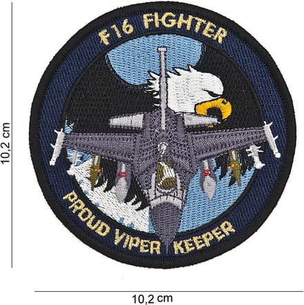 Embleem stof Patch F-16 proud viper
