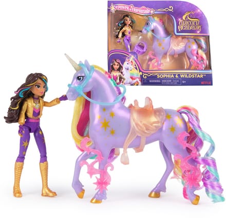 Unicorn Academy Doll & Unicorn V2 -Sophia&Wildstar