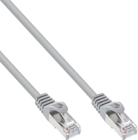 InLine® Patchkabel, SF/UTP, Cat.5e, grijs, 2m