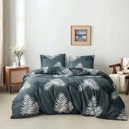 Dekbedovertrek - Micropercal - Soepel & Zacht - 240 x 220 cm - Varen Dark