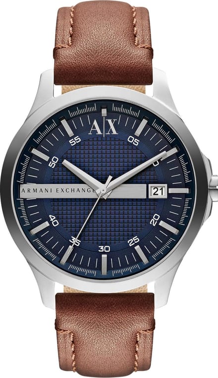 Armani Exchange Hampton AX2133 Herenhorloge 46 mm - Zilverkleurig