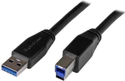 StarTech.com 30ft Active USB 3.0 USB-A Aan USB-B Cable - M/M - USB 3.1 Gen 1 - USB cable - 10 m