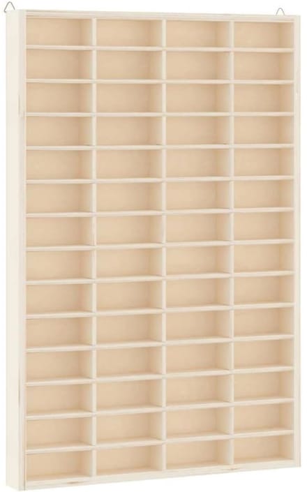 SVN® Vitrinekast met Glas - Vitrinekast Hangend - Vitrinekast - Hout - 40cm x 5cm x 60cm