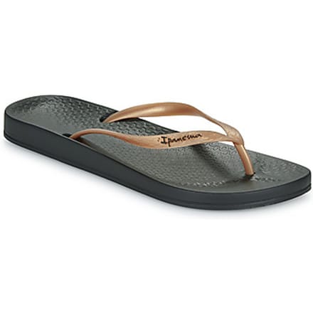 Ipanema Anatomic Tan Dames Slippers - Black/Gold