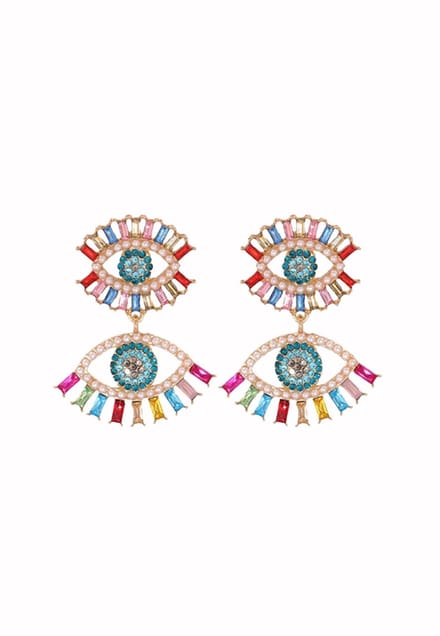 Maeyu Eye Oorbellen Multicolor