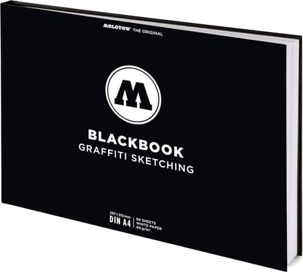 Molotow Blackbook - Schetsblok - Mixed Media - A4 Landschap