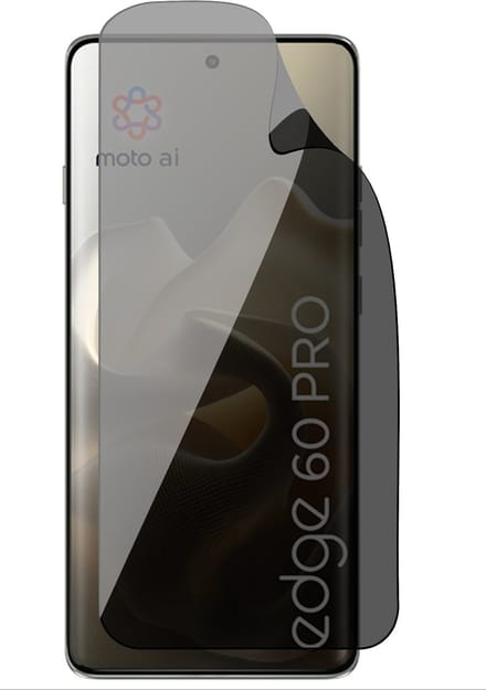 Privacy Screenprotector geschikt voor Motorola Edge 60 Pro - 1x FlexGuard Screen Protector