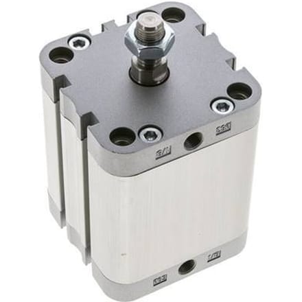 ISO 21287 Compacte Dubbelwerkende Cilinder 63-50mm - Magnetisch - Mannelijke Stang