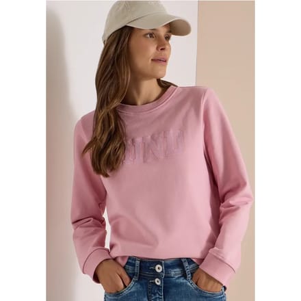 Sweatshirt met ronde hals en Artwork