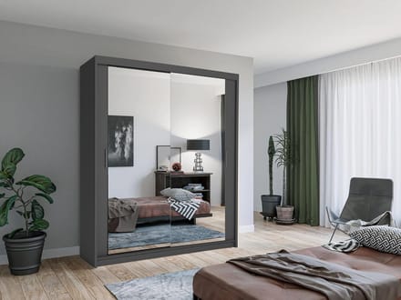 Luxe Kledingkast – 180x62x216 cm – Industrohome